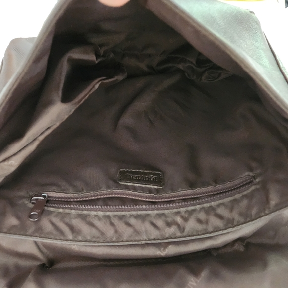 LOUVIER Paris leather Shoulder Bag brown - Picture 14 of 15